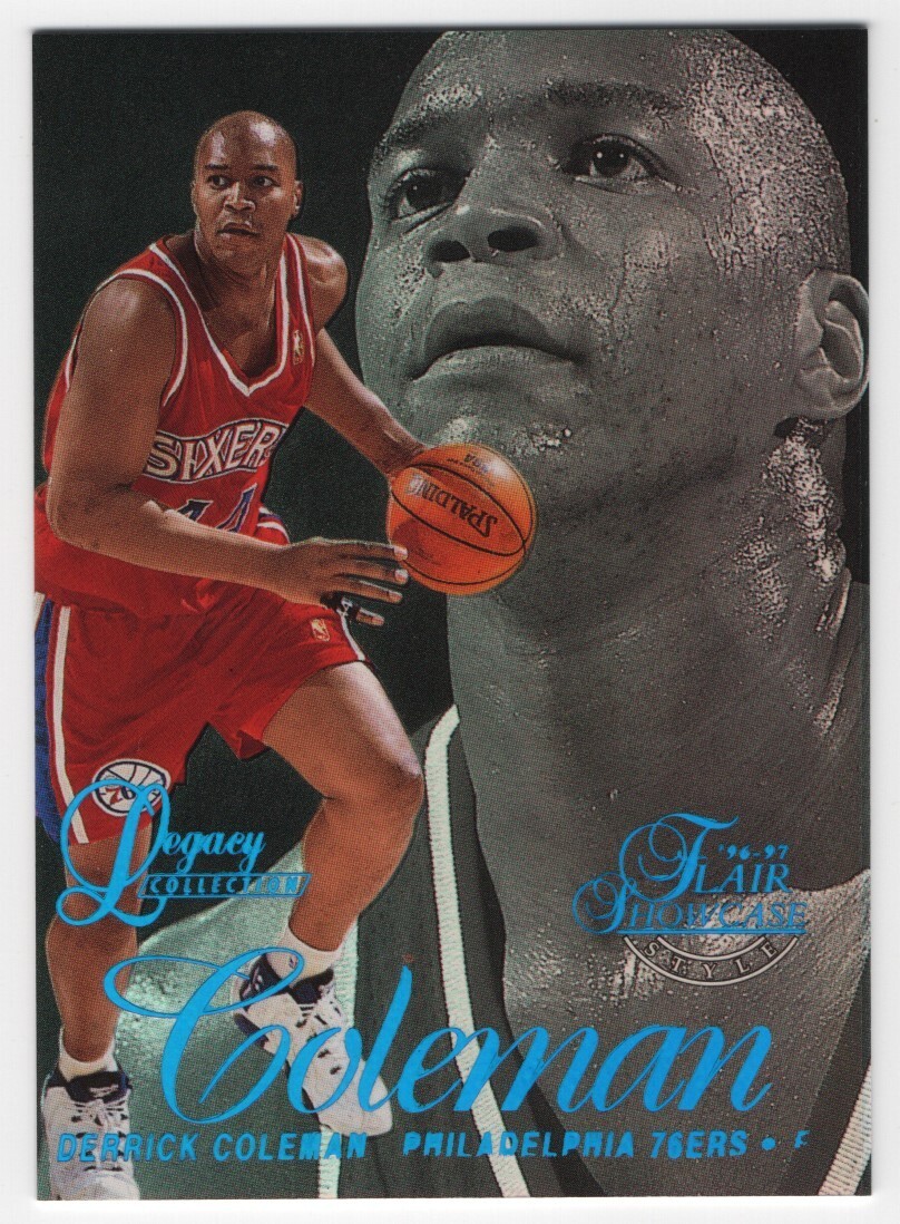 🔥 1996-97 FLAIR SHOWCASE LEGACY ROW 2 - 088 OF 150 DERRICK COLEMAN # 32 ALLSTAR