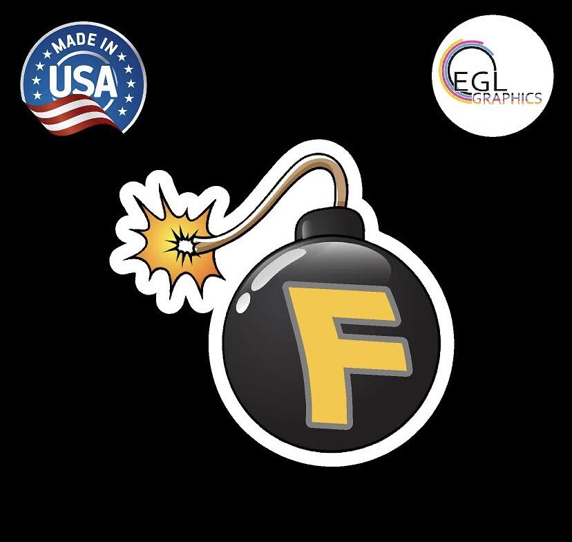 F**k Bomb F Bomb Funny Color Tool Box Bumper Sticker Vinyl Decal Jdm ...