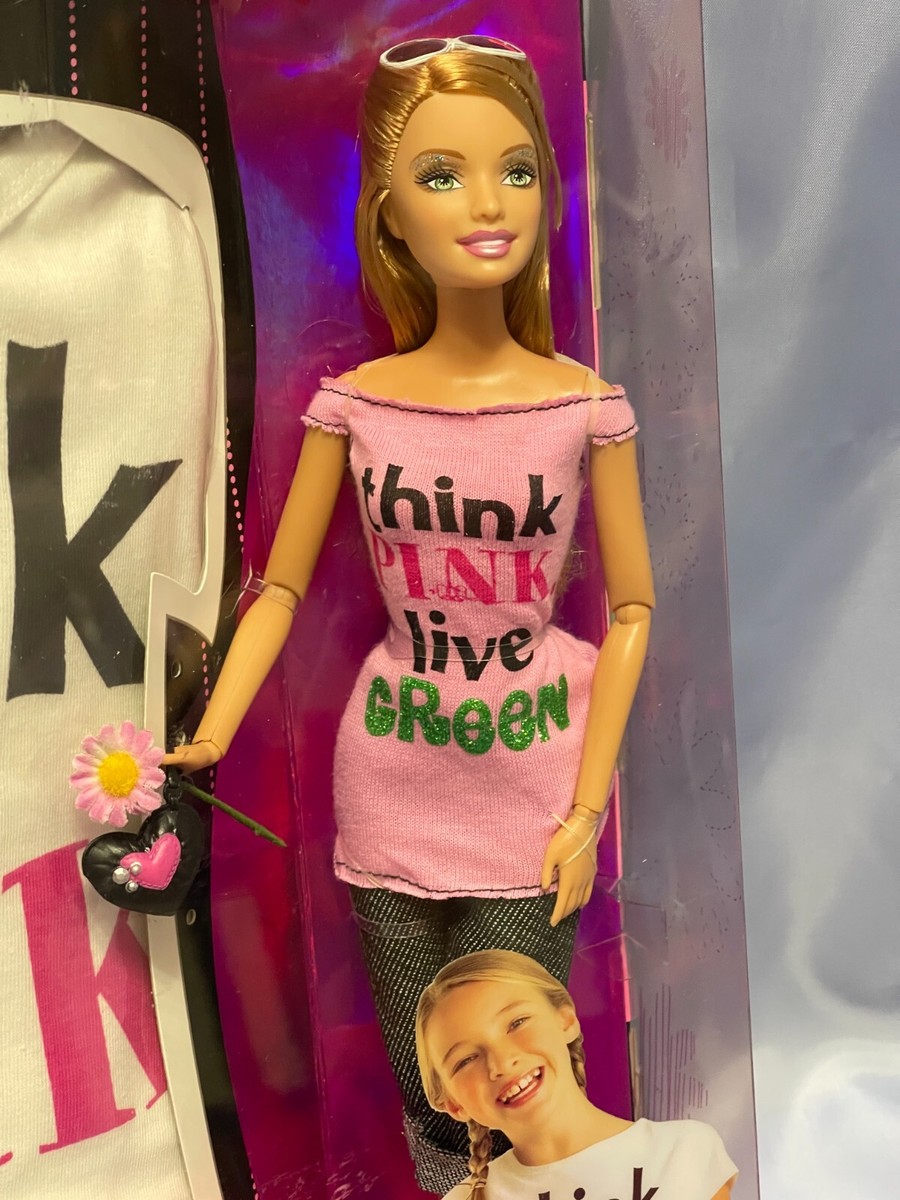 THINK PINK LIVE GREEN SUMMER BARBIE N0719 - 2008 | eBay