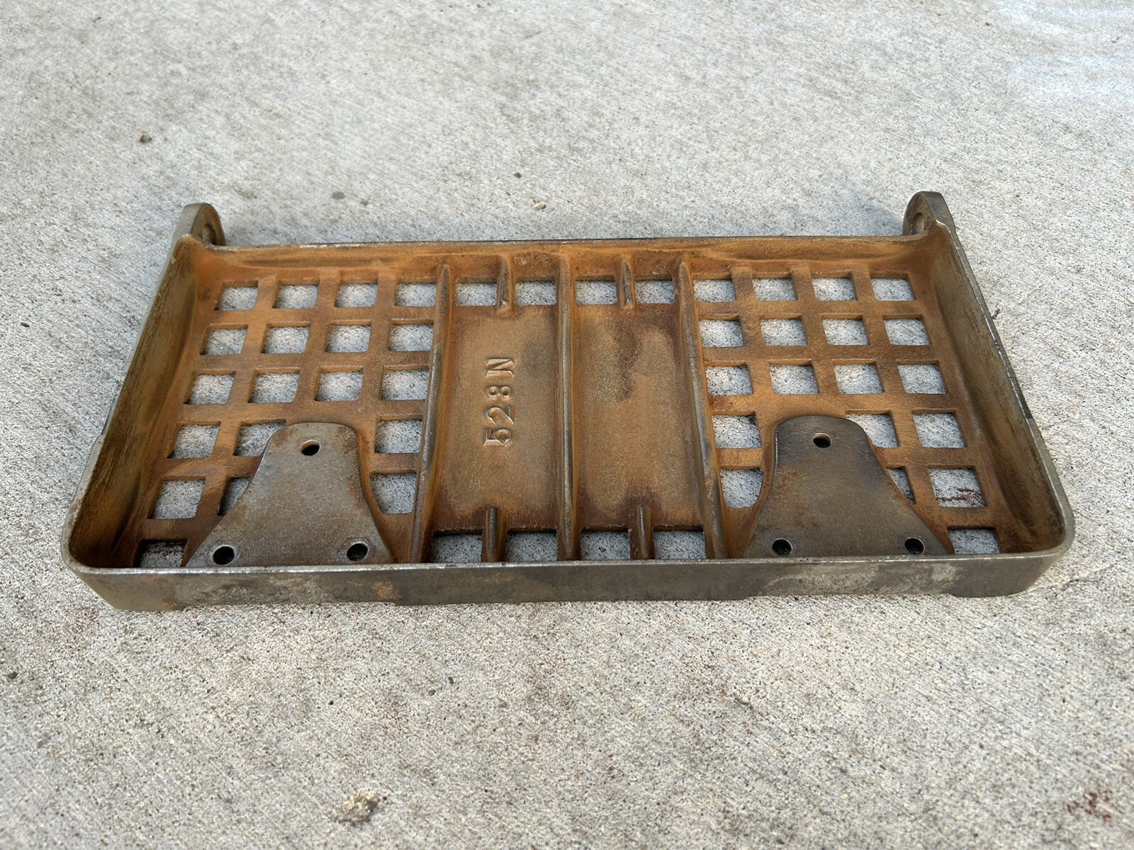 Antique Koken Barber Shop Chair Footrest Step 528N Barber Chair Parts