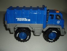 EUC Tonka Garbage/Recycling Truck Mighty Metal Fleet Blue Metal  Plastic 8.5"