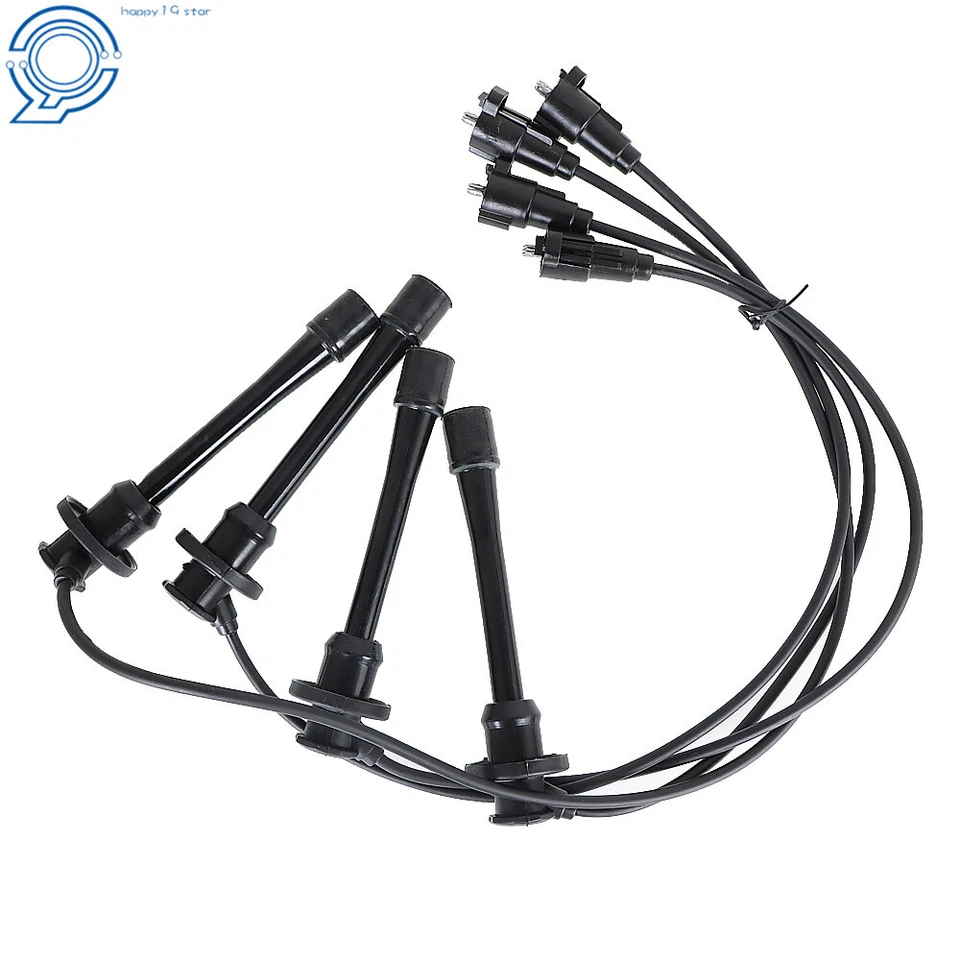 Juego de 4 cables juego de cables de bujía para Toyota Tacoma 4Runner T100 L4 2,4 L 2,7 L Foto 2 de 4