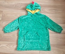 Kids, Boys, Girls, Unisex,Dinosour Snuddie Snuggle Hoody, Size S-M (122cm-140cm)