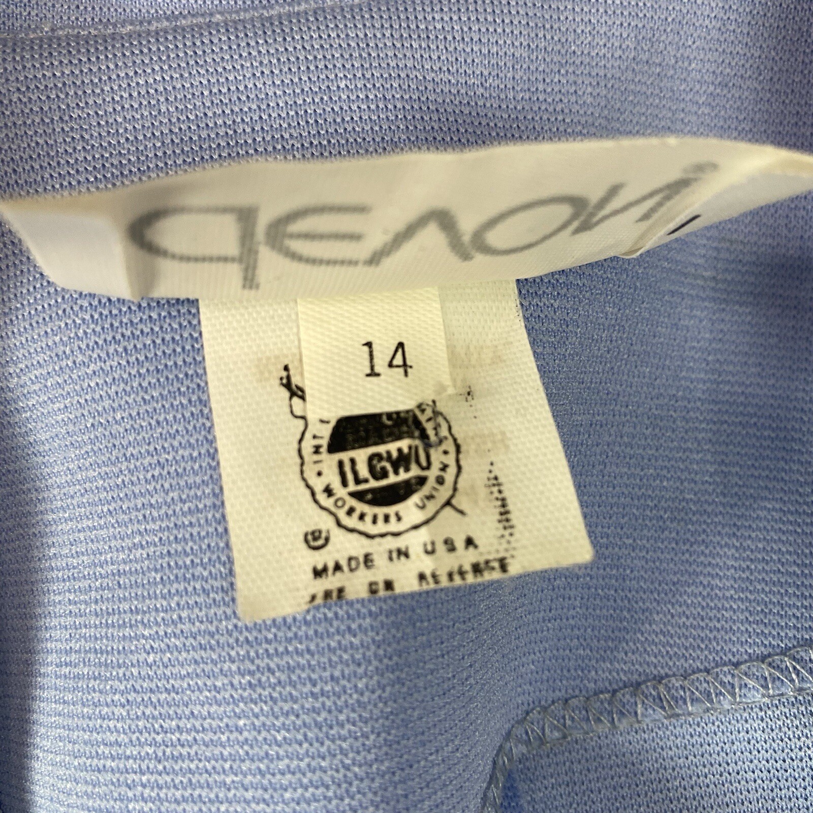 Vintage Devon Blue Polyester Blazer Shoulder Pads… - image 6