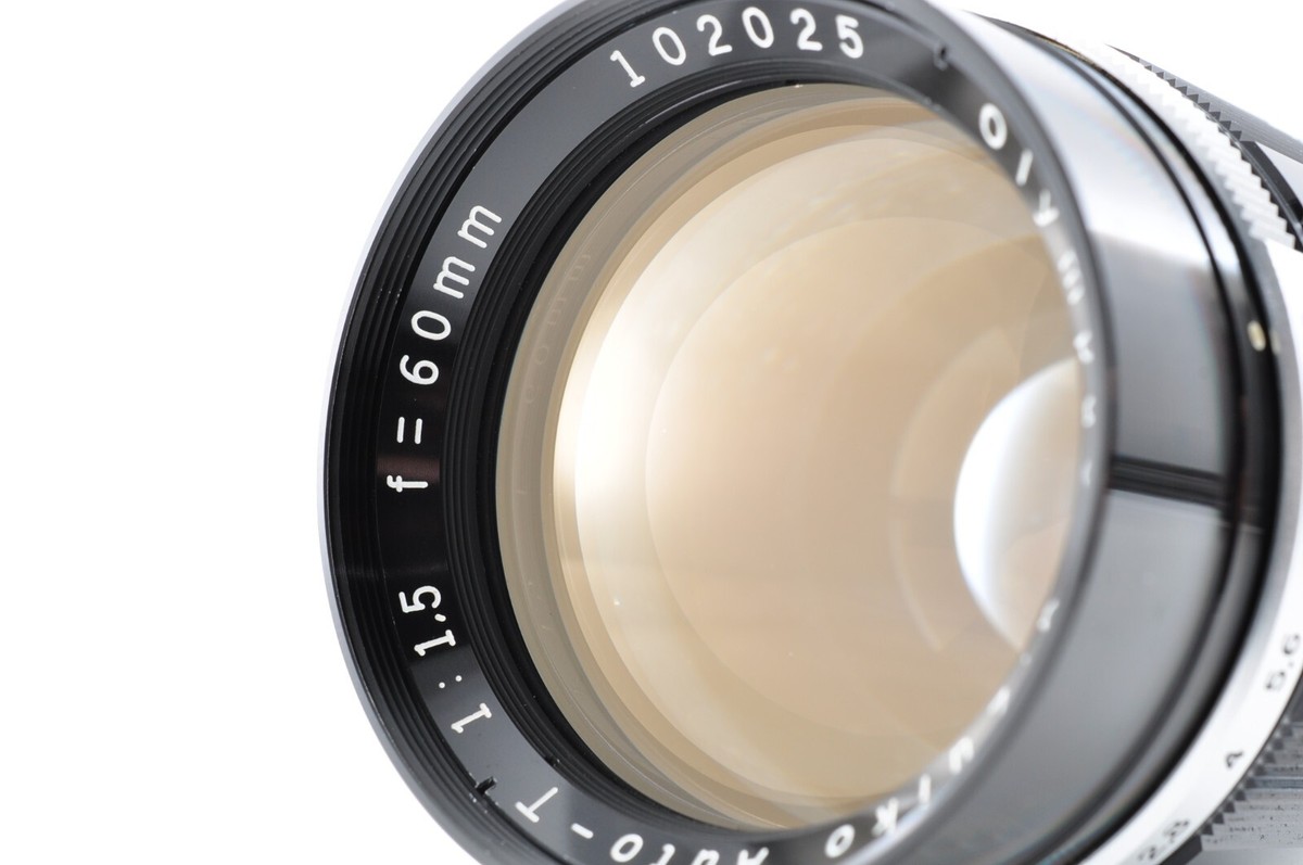 Olympus G.Zuiko Auto-T 60mm f/1.5 for Pen F FT *Excellent+5 Olympus G.Zuiko Auto-T 60mm f/1.5 for Pen F FT *Excellent+5