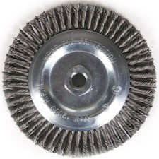 7" x 5/8-11" Carbon Steel Stringer Bead Wire Wheel For Angle Grinder