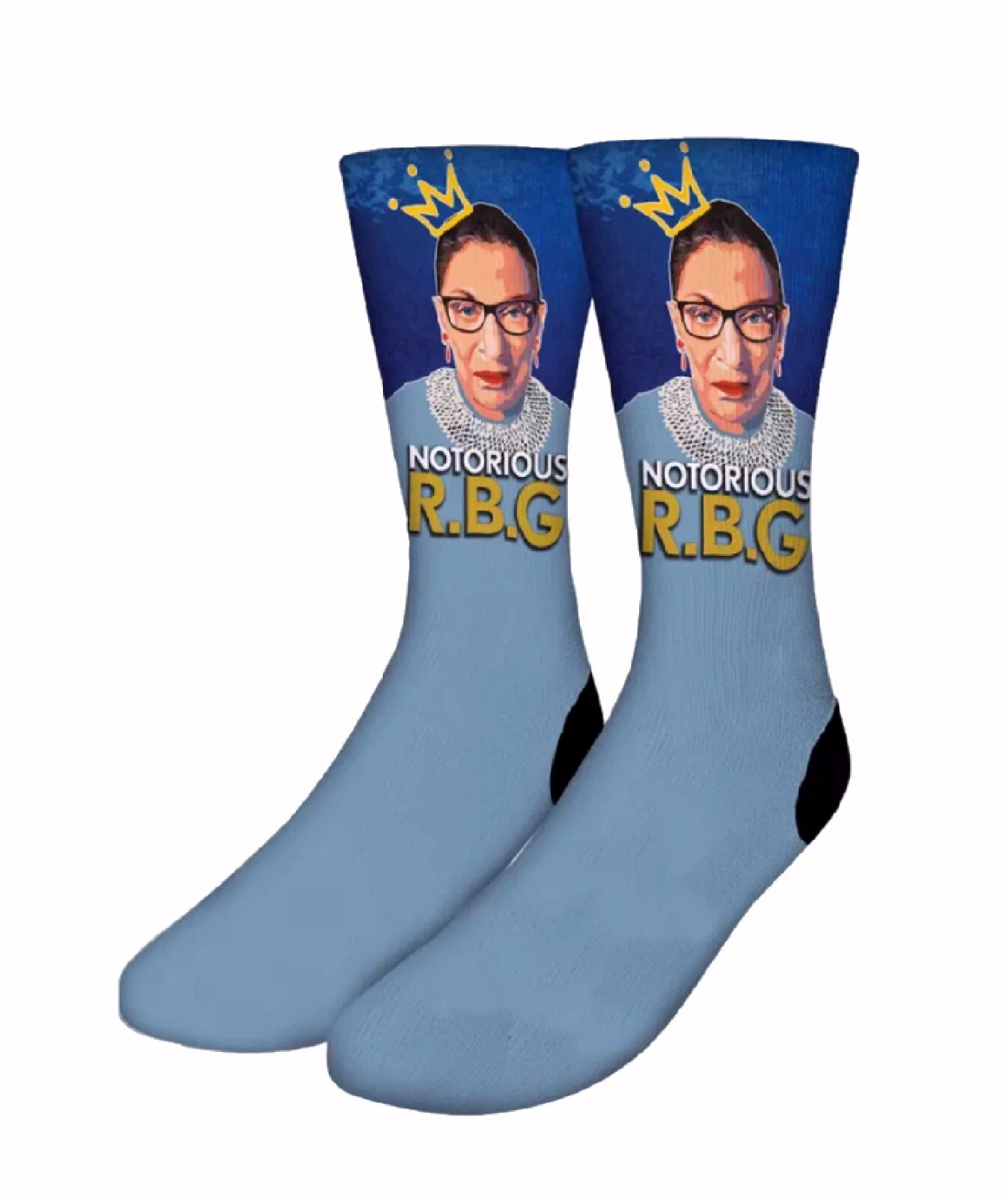 Notorious R.B.G. Chaussettes Ginsberg Cour Suprême Justice NEUVES Livraison Rapide et Gratuite