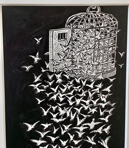 Original Cartoon Artwork by Andrzej Krauze re Berlin Reunification Guardian 1992 - Picture 4 of 11