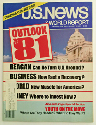 US News & World Report December 29, 1980 Outlook 81 Combined Year End Issue