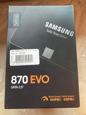 Samsung SSD 870 EVO SATA III 2.5 Zoll - 500 GB