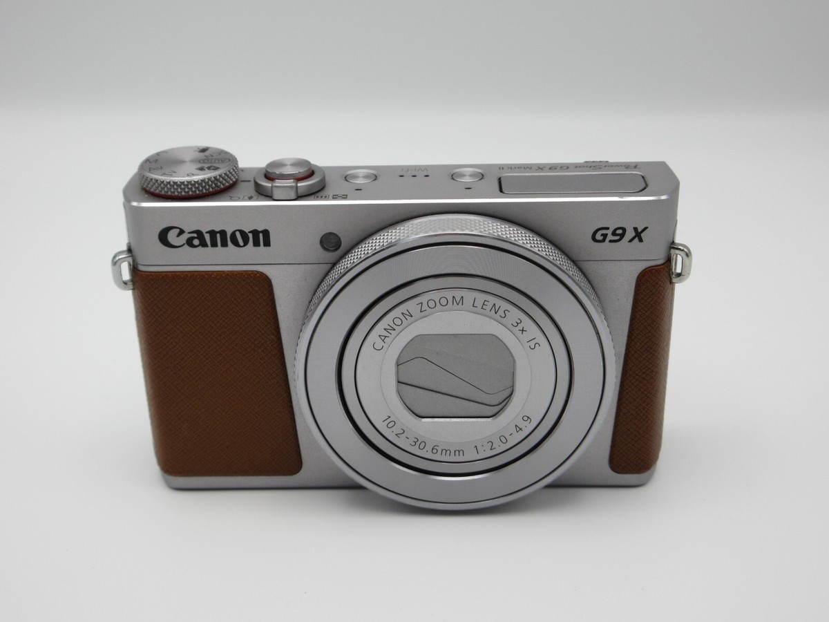 Canon Powershot G9X Mark II Silver 20.1MP Digital Camera from