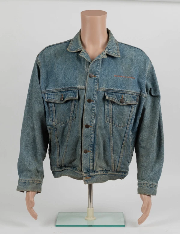 YOUNG GUNS II “Blaze of Glory” Denim Jacket Crew Jacket 1990 Emilio Estevez RARE - image 2 of 4