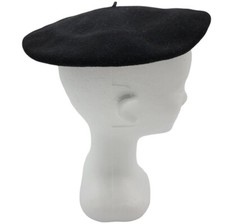 Excelsior Beret Madrid Galerias Preciados Vintage Ladies Beret Hat Black