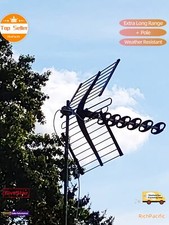 Best Seller 4K Outdoor HDTV Antenna VHF UHF 200 Miles with Mounting Hardware