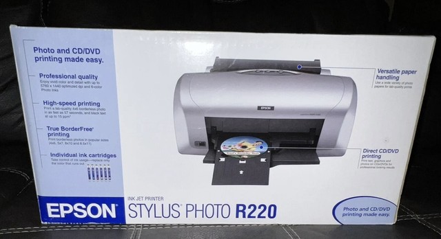 Epson Stylus Photo R220 Digital Photo Inkjet Printer for sale online | eBay