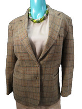 Magee Donegal Dew Tweed 60% Pure New Wool/mohair Jacket Uk 16
