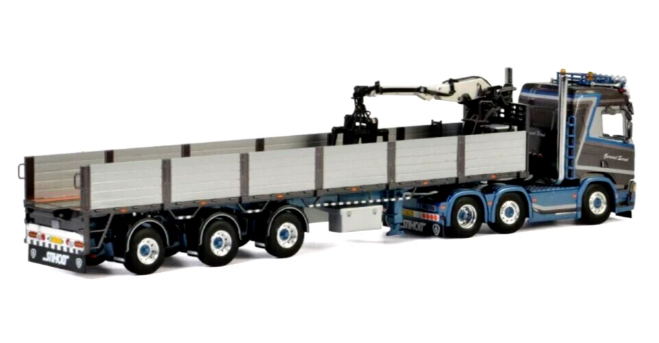 ミニカー WSI MODELS 1/50 FLAT BED TRAILER 1/50 Scale Flat Bed Trailer - WSI Models - YouTube