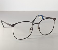 Vintage Eyeglasses Frames GUESS GU266 WI Burgundy Stone Finish Wire Frame Round