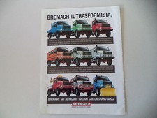 advertising Pubblicità 1988 BREMACH