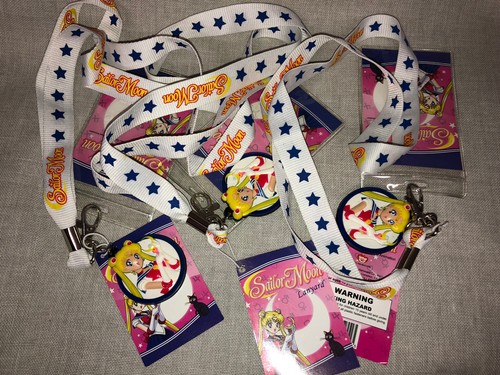 2 Naoko Takeuchi N.T. New set SAILOR MOON Lanyard Name Tag - Picture 4 of 8