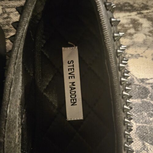 Steve Madden Zapatos Sin Cordones Caviarr Negro Mocasines Para Hombre Talla 9 Tachonado Nuevo Sin Caja - Imagen 3 de 6