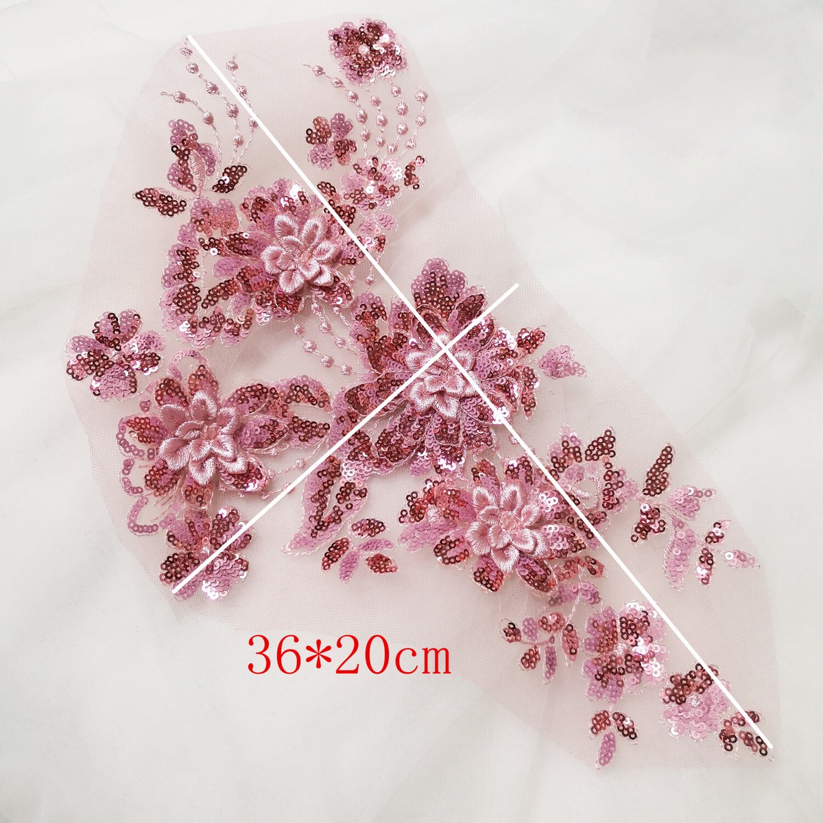Bodacon Rose Fleur Brodée Iron on Patch Couture Patchs DIY Vêtements Autocollants Applique pour Vêtements Vêtements Accessoires pour Robe - (couleur : 0825