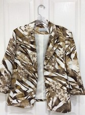 Alfred Dunner Women s Size 12 Petite Multi-Color Open Front Blazer