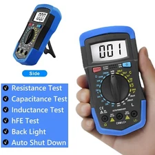 Digital LCR Meter Leads Resistance Capacitance Inductance Tester w/Back-Light US