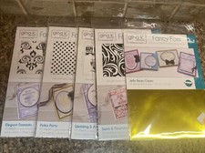 Lot 5 Gina K Designs Therm O Web Foil-Mates Swirls Damasks Wedding 3