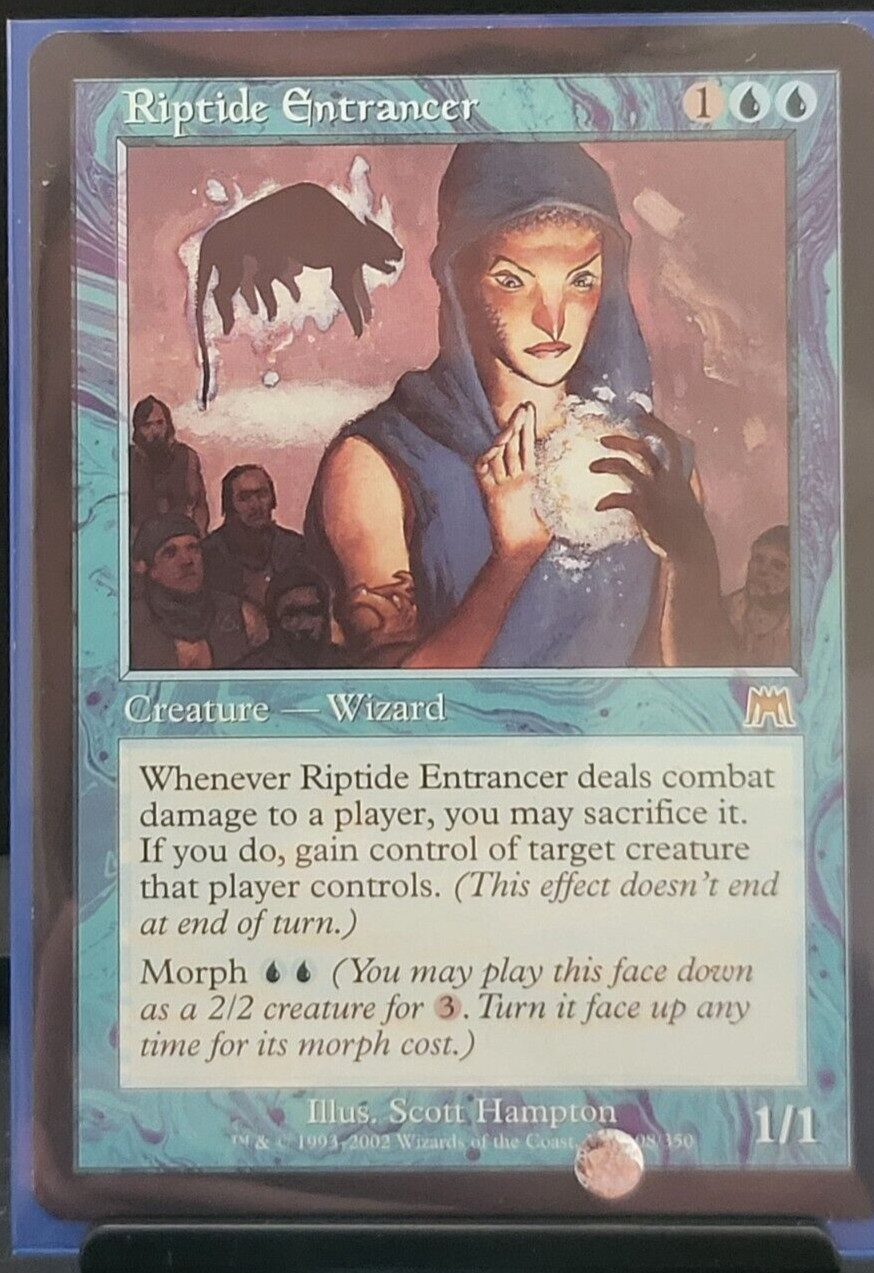 MTG Riptide Entrancer - Onslaught 2002 - Rare-LP