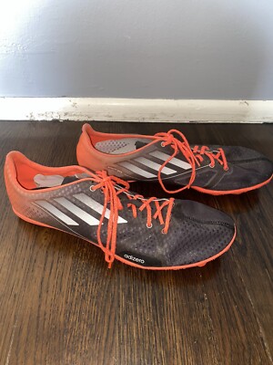 Adidas Adizero Ambition M Track & Field Running Spikes Men's 11 1/2 Black  Orange | eBay