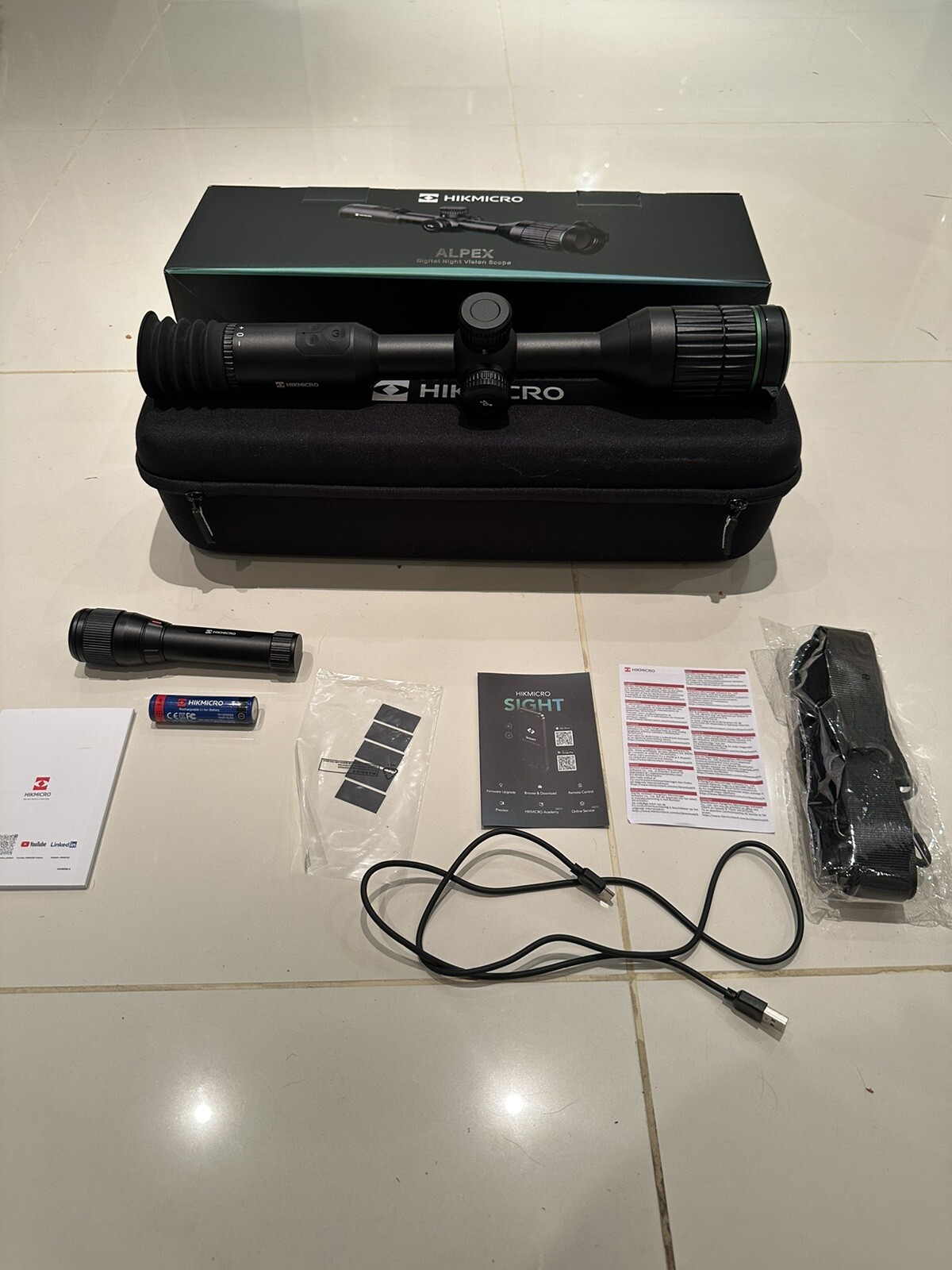HIKMICRO ALPEX HMA50T Day & Night Vision Rifle Scope with 850nm IR