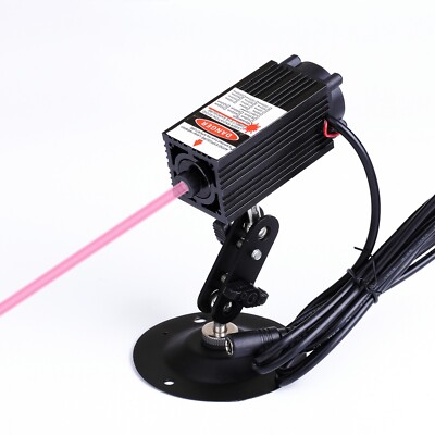 High Power 638nm Red Dot Laser Module with Cooling Fan (with Bracket & Adapte)