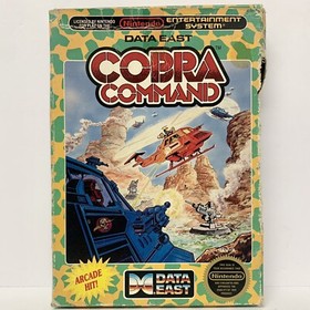 Cobra Command Nintendo NES With Box Arcade Hit Data East Blast Em Up Game