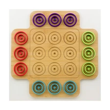 Marbles Brain Workshop Board Games Marbles Brain Workshop Otrio Box Fair/NM