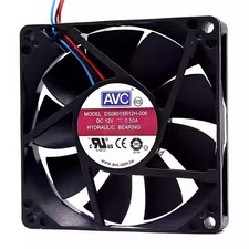 AVC DS08015R12H-006 8015 DC12V 0.50A 8CM 3-Wire Cooling Fan