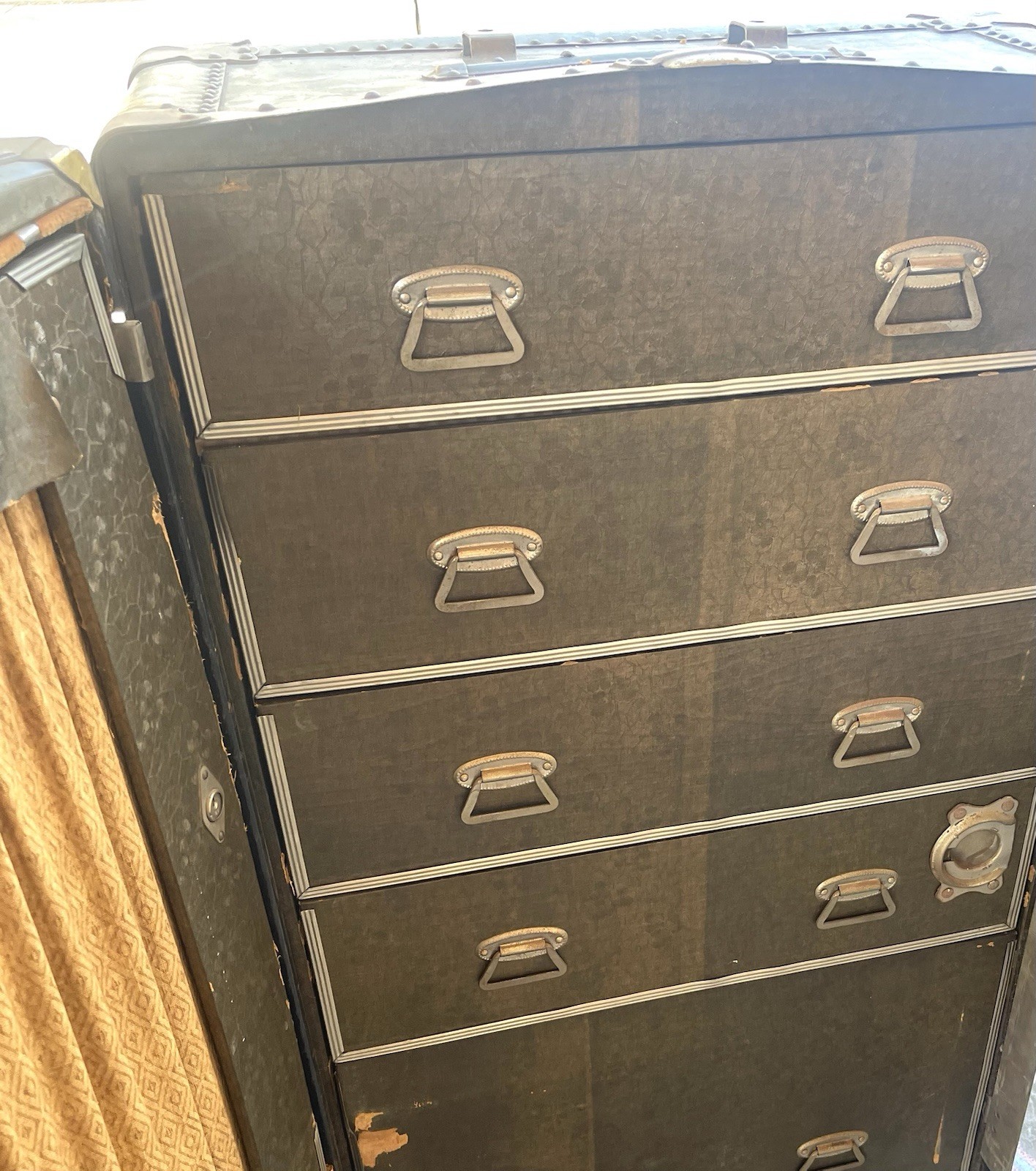 Wardrobe Trunk with Drawers & Hangers Travel Chest Luggage