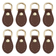 8 Pcs Purse Strap Mount Hook for Bag Making Supplies Shoulder Belt, Dark Brown