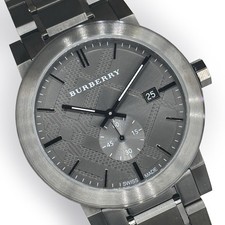BURBERRY The City BU9902 Stainless Steel Gunmetal Dial 42 mm Wristwatch
