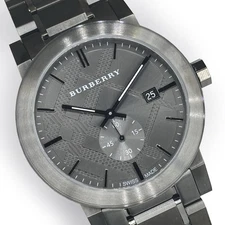BURBERRY The City BU9902 Stainless Steel Gunmetal Dial 42 mm Wristwatch