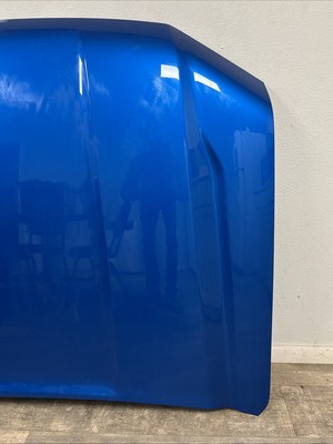 READ* Used FORD OEM 2024 RANGER Hood Blue (N1WZ-16612-V) Aluminum