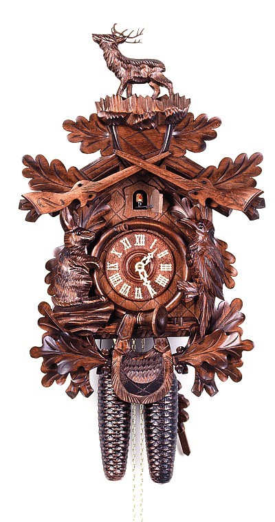 Cuckoo Clock Hunting Clock, standing Deer 2.0112.01.C NEW