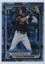 2024 Bowman Sapphire Edition Chrome Prospects George Wolkow #BCP-144 1t8i