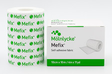 Mefix 10cm x 10m | Self Adhesive Fabric Fixation Tape Dressing Retention