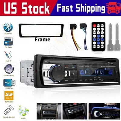Bluetooth Car Stereo Audio In-Dash FM Aux Input Receiver SD USB MP3 Radio Player