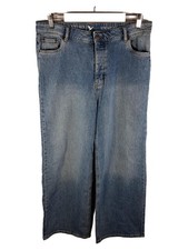 Jonas Nielsen Stockholm Damen Jeans Straight Fit Blau W33 L30 Baumwolle
