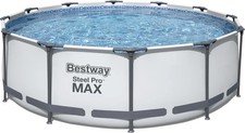 Bestway Steel Pro MAX Set 366x100cm mit Filterpumpe Ø 366 x 100 cm …