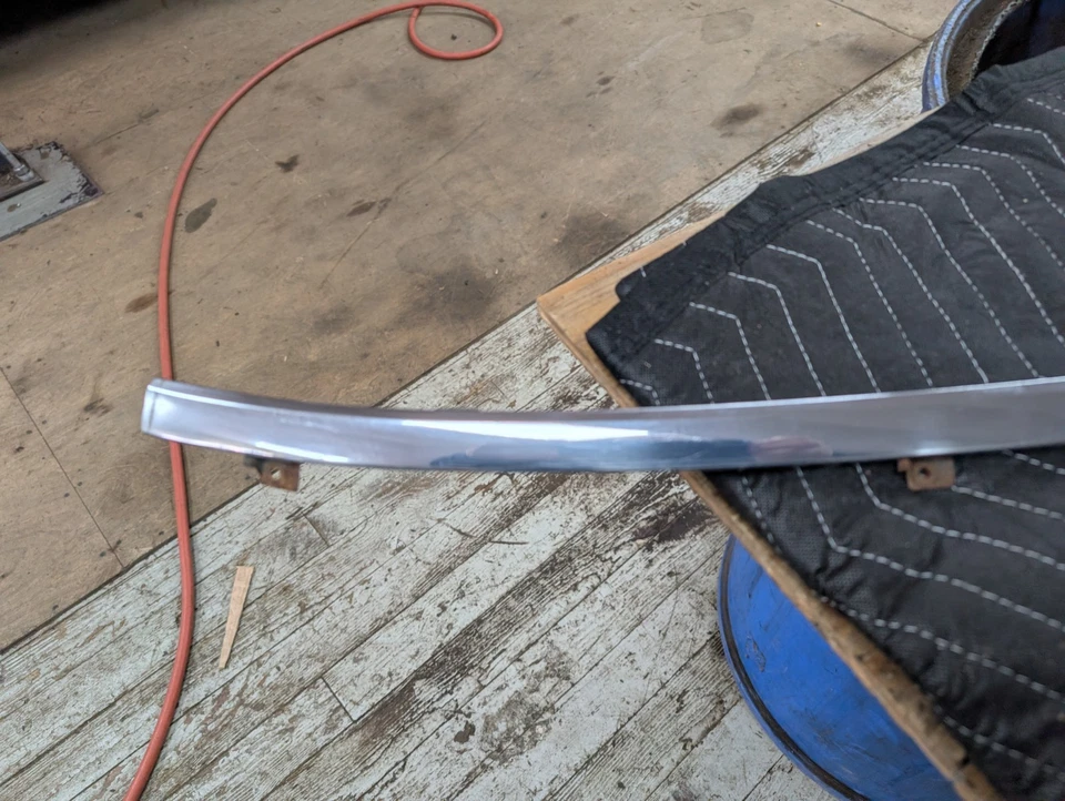 1966 1967 Riviera Eldorado Toronado para-brisa inferior moldura acabamento revelador externo - Imagem 4 de 4