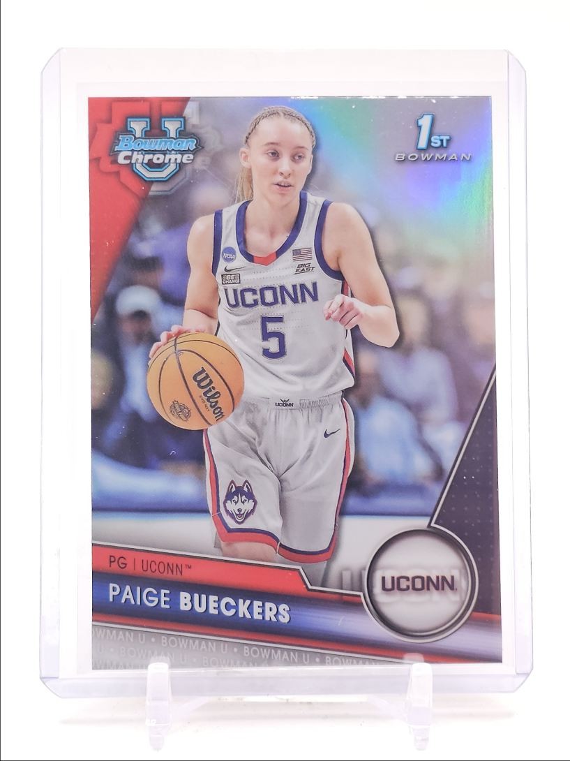 PAIGE BUECKERS 2023-24 BOWMAN UNIVERSITY CHROME 1ST REFRACTOR A Q0902