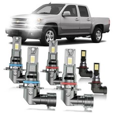 For Chevy Colorado 2004-2012 Fog Lights Bulbs Combo 6pcs Super Bright White For Chevy Colorado 2004-2012 Fog Lights Bulbs Combo 6pcs Super Bright White
